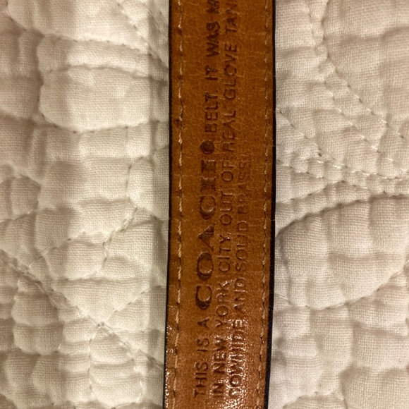 Coach leather belt - Picture 4 of 7